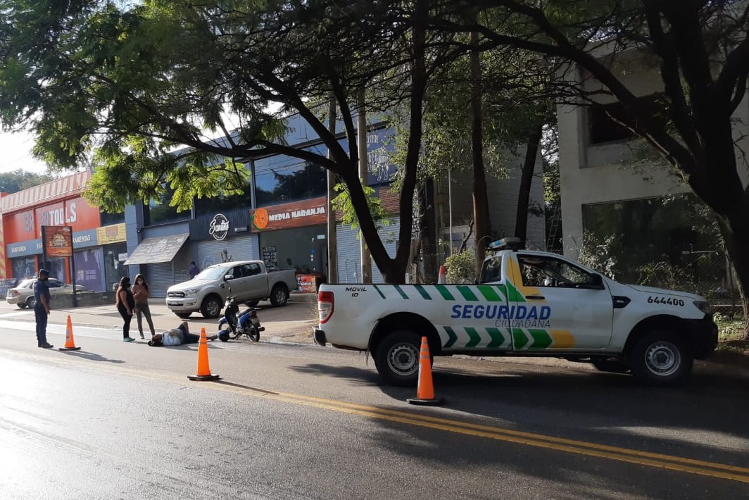 Accidente con Herido en Mendiolaza