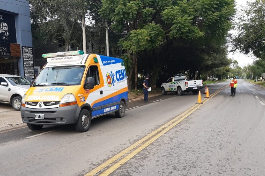 Accidente con Herido en Mendiolaza