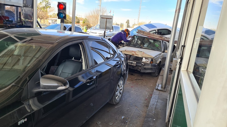 Accidente en el Peaje a Mendiolaza
