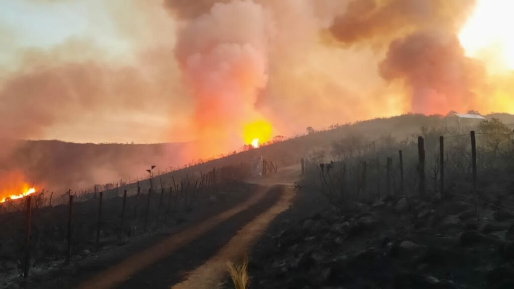 Bomberos de Mendiolaza Ayudaron en el Incendio de Candonga