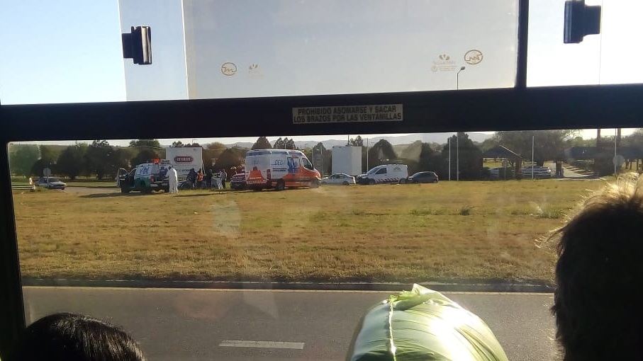 Accidente en la Ruta E53 de Mendiolaza