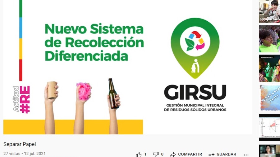 Sistema de Reciclaje en Mendiolaza