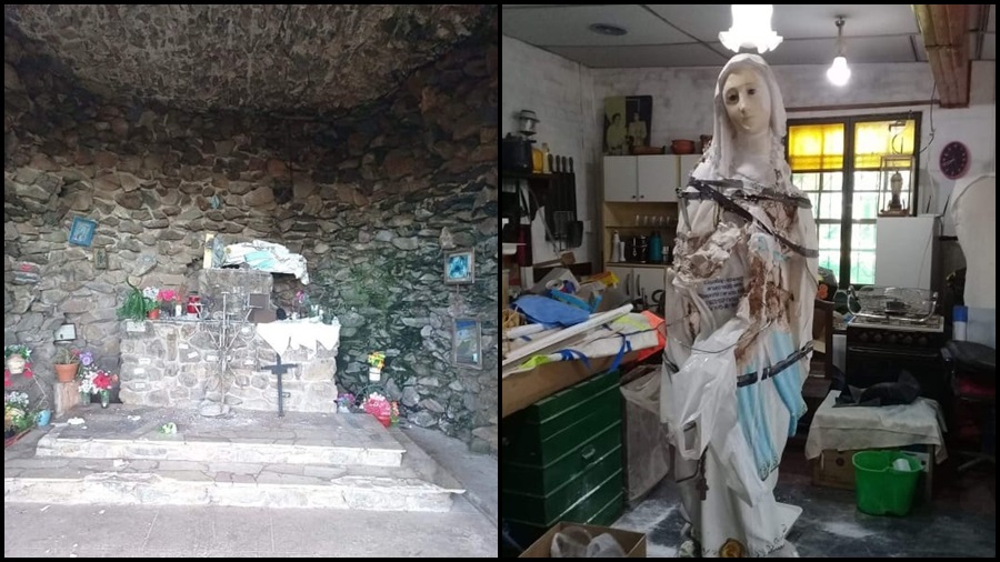 Restauración de esculturas en Mendiolaza