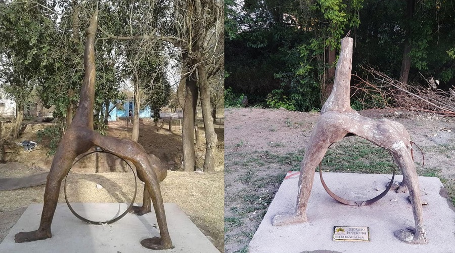 Deterioro del patrimonio cultural de Mendiolaza antes y despues