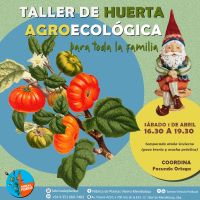 flyer taller de huerta agroecológica