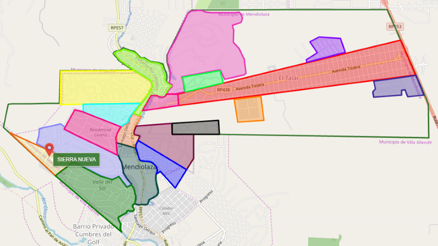 Polémica en Sierra Nueva de Mendiolaza localización del barrio