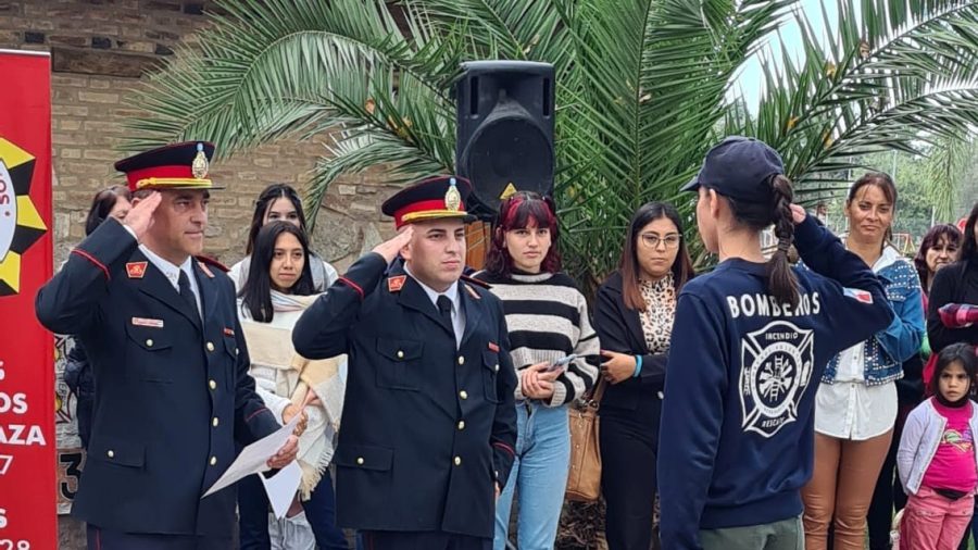 Futuros bomberos de Mendiolaza