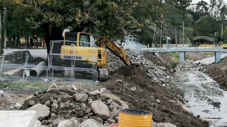 Denuncia por cloacas que sirven a Mendiolaza. Imagen del rio Isquitipe