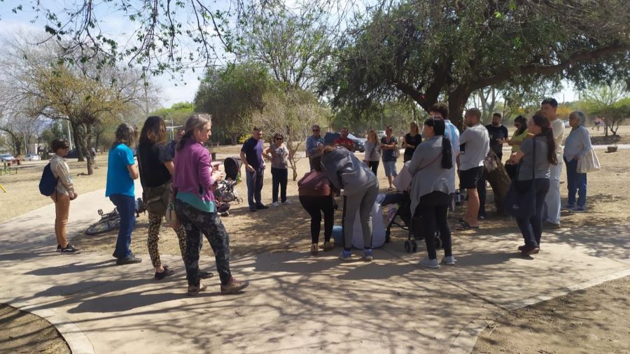 Asamblea barrial en Mendiolaza