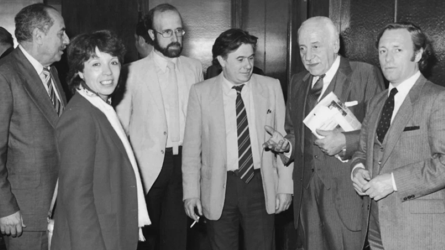 Oscar Motta junto a integrantes de la Conadep Córdoba