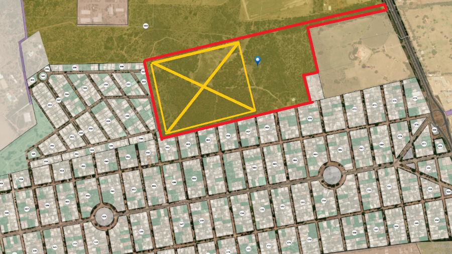 Localización del loteo Los Talares