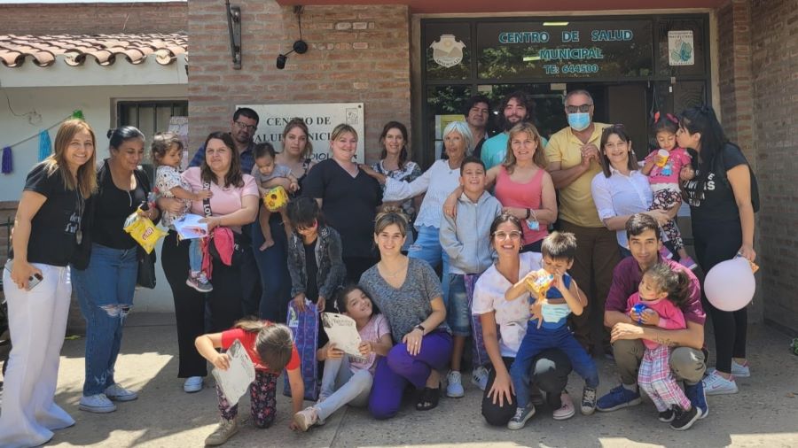Equipo CADIP en Mendiolaza festeja con pacientes y familias