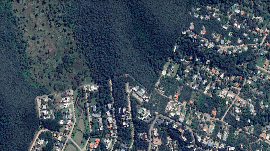 Restauración del bosque en Mendiolaza. Imagen satelital 20 04 23