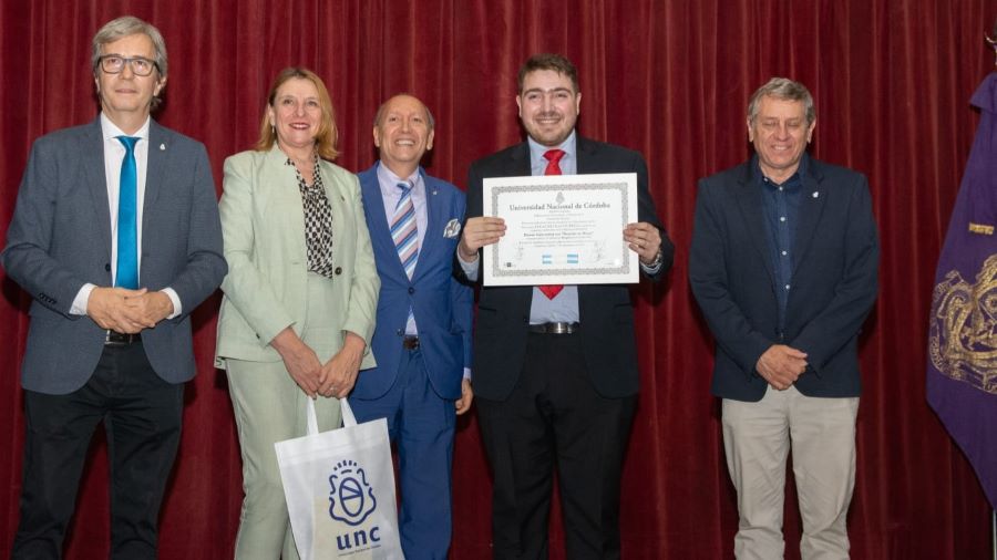 Vecino de Mendiolaza segundo promedio de la UNC