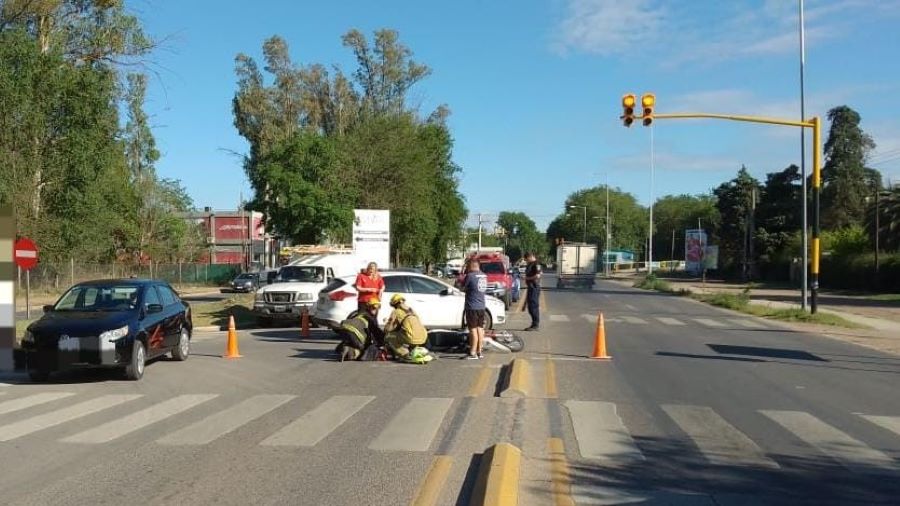 Accidente sobre ruta Intermunicipal