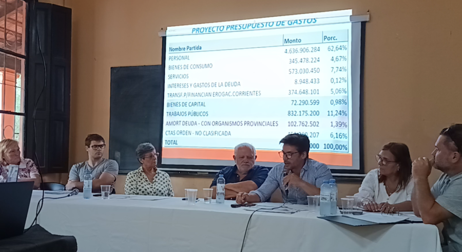 Martín Marcolo0ngo haciendo uso de la palabra en la audiencia pública