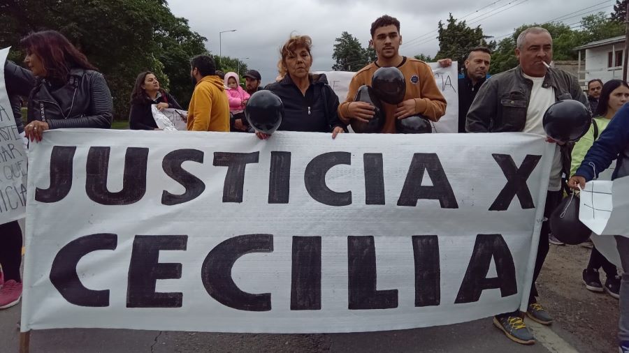 Pedido de justicia por Ceciia Maidana en Mendiolaza