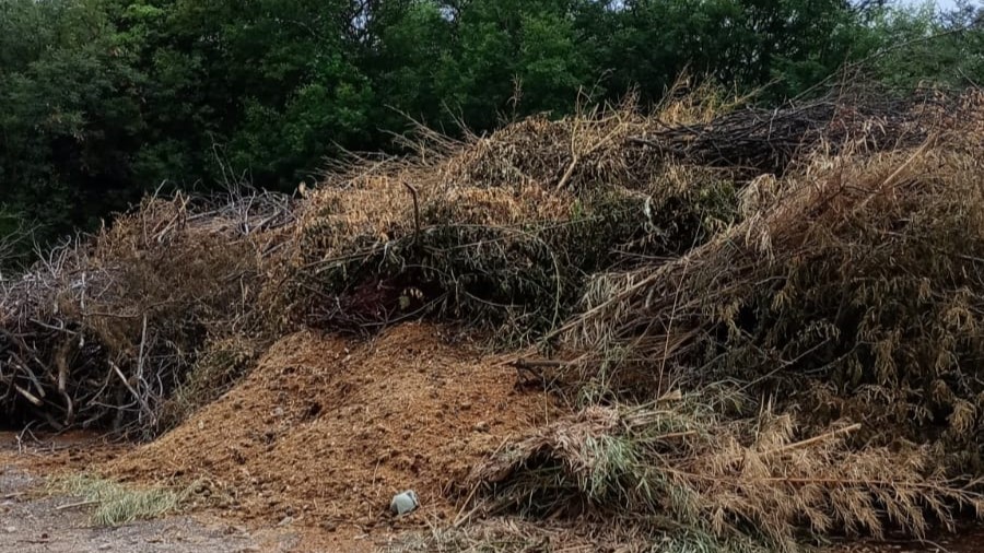 Basural en un barrio privado de Mendiolaza