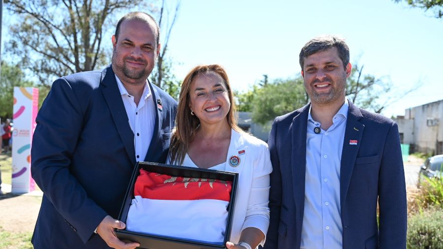 Myrian Prunotto presentó bandera de Jesús María