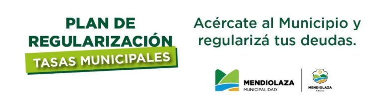 Municipalidad de Mendiolaza Regularizacion de deudas