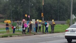 El paro en Mendiolaza contra la reforma laboral