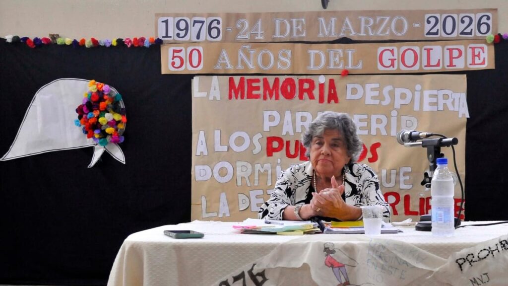 Graciela López de Filoñuk en Mendiolaza. La fiscal en los juicios de lesa humanidad visitó el Ipem