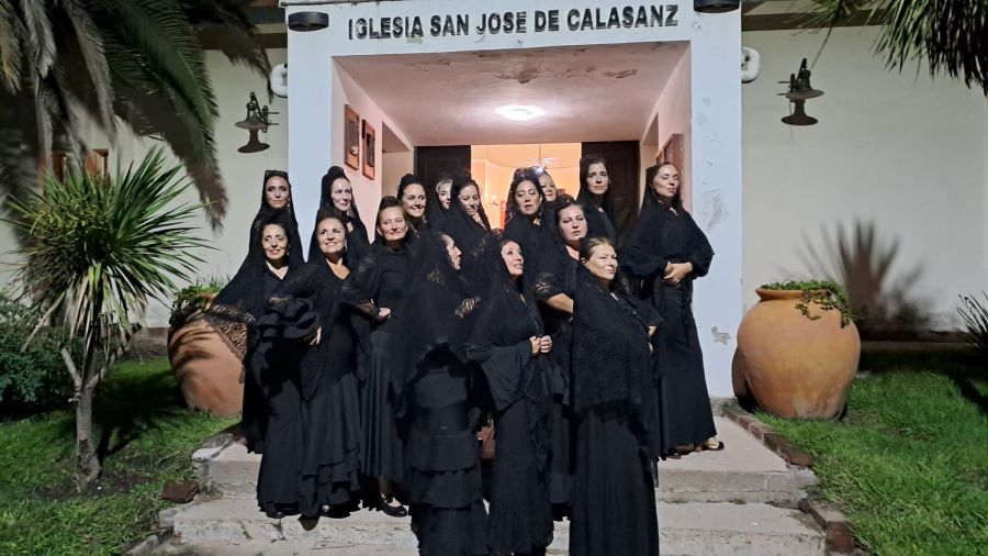 Arte y religión en Mendiolaza Actitud Flamenca interpretó “La Saeta” en la capilla