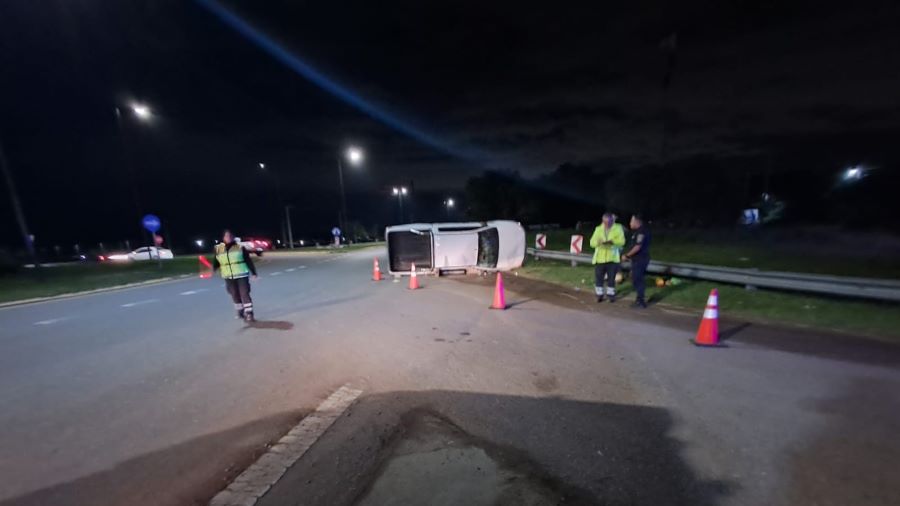 
Choque al ingreso de Mendiolaza
Hay tres personas con lesiones leves