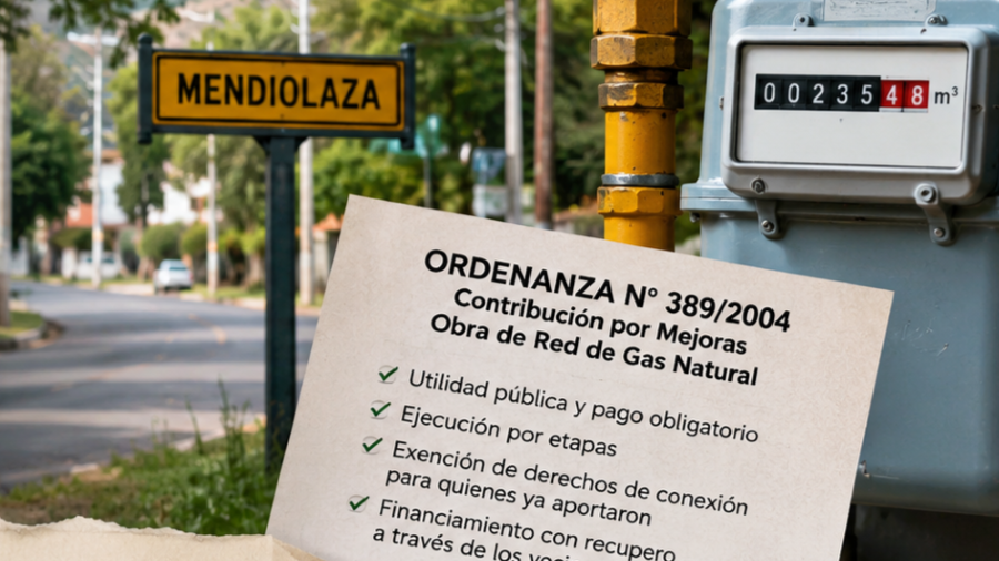 El gas enciende la polémica en Mendiolaza. Pagaron hace 20 años y deberán pagar otra vez