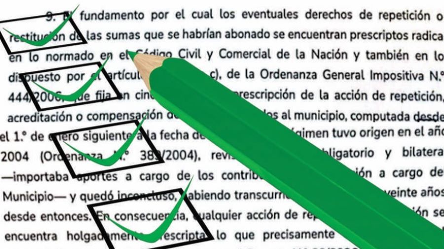 Respuesta sobre el doble cobro en Mendiolaza
El Ejecutivo defendió la legalidad de su posición
