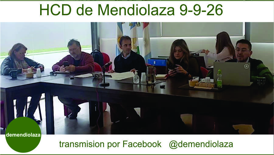 Concejo de Mendiolaza 9 de septiembre de 2026